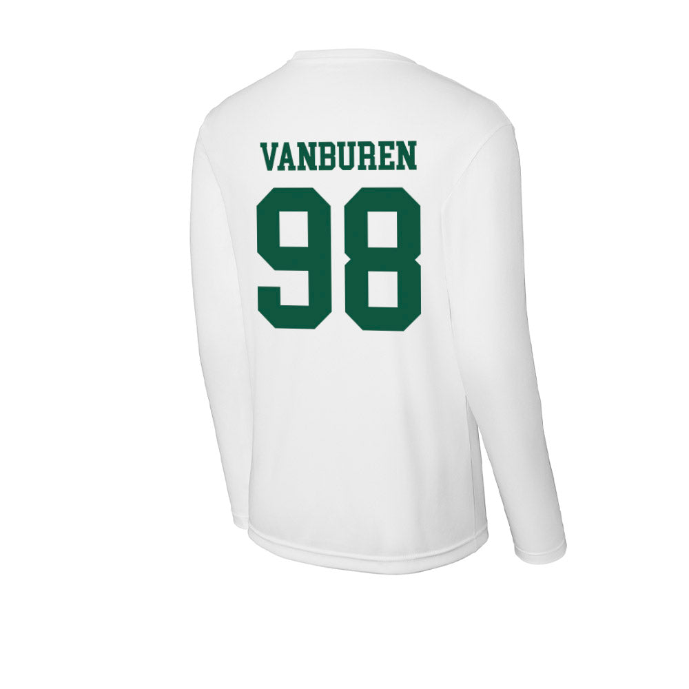Northern Michigan - NCAA Football : Eli VanBuren - Activewear Long Sleeve T-Shirt-1
