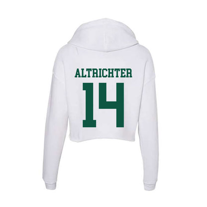 Northern Michigan - NCAA Men's Ice Hockey : Jakub Altrichter - Women's Crop Fleece Hoodie-1