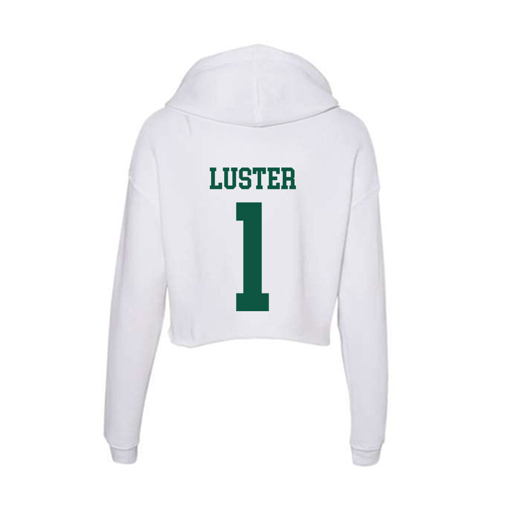 Northern Michigan - NCAA Men's Basketball : Biggie Luster - Women's Crop Fleece Hoodie-1