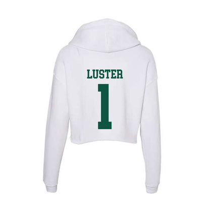 Northern Michigan - NCAA Men's Basketball : Biggie Luster - Women's Crop Fleece Hoodie-1