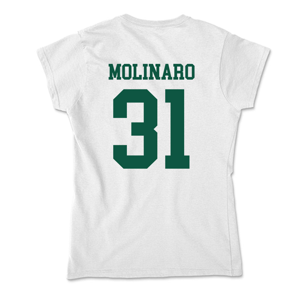 Northern Michigan - NCAA Men's Ice Hockey : Julian Molinaro - Soft Style Women’s T-Shirt-1