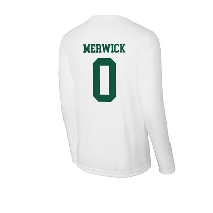 Northern Michigan - NCAA Men's Basketball : Derek Merwick - Activewear Long Sleeve T-Shirt-1