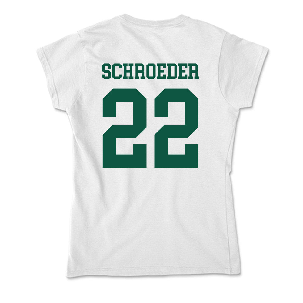 Northern Michigan - NCAA Women's Basketball : Madison Schroeder - Soft Style Women’s T-Shirt-1