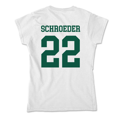 Northern Michigan - NCAA Women's Basketball : Madison Schroeder - Soft Style Women’s T-Shirt-1