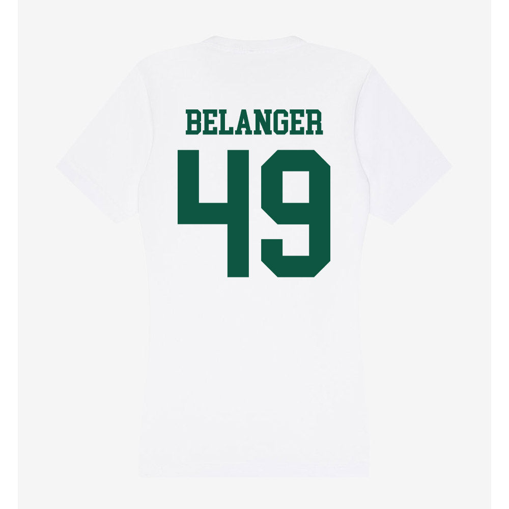 Northern Michigan - NCAA Football : Hunter Belanger - Women's V-Neck T-Shirt-1