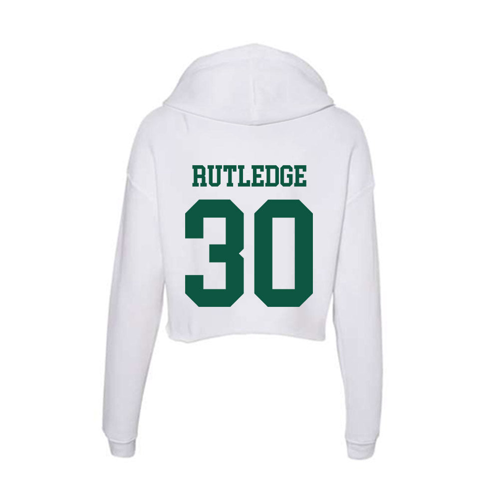 Northern Michigan - NCAA Men's Soccer : Owen Rutledge - Women's Crop Fleece Hoodie-1