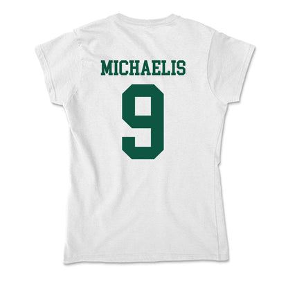 Northern Michigan - NCAA Men's Ice Hockey : Zach Michaelis - Soft Style Women’s T-Shirt-1