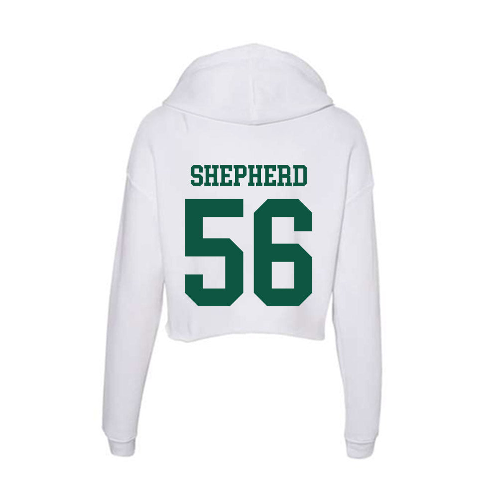 Northern Michigan - NCAA Football : Graycen Shepherd - Women's Crop Fleece Hoodie-1