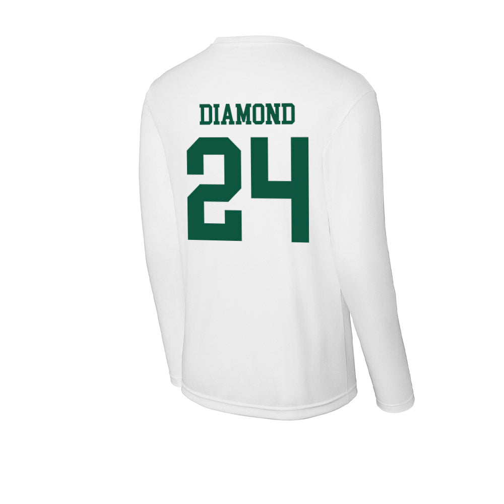 Northern Michigan - NCAA Men's Ice Hockey : Will Diamond - Activewear Long Sleeve T-Shirt-1