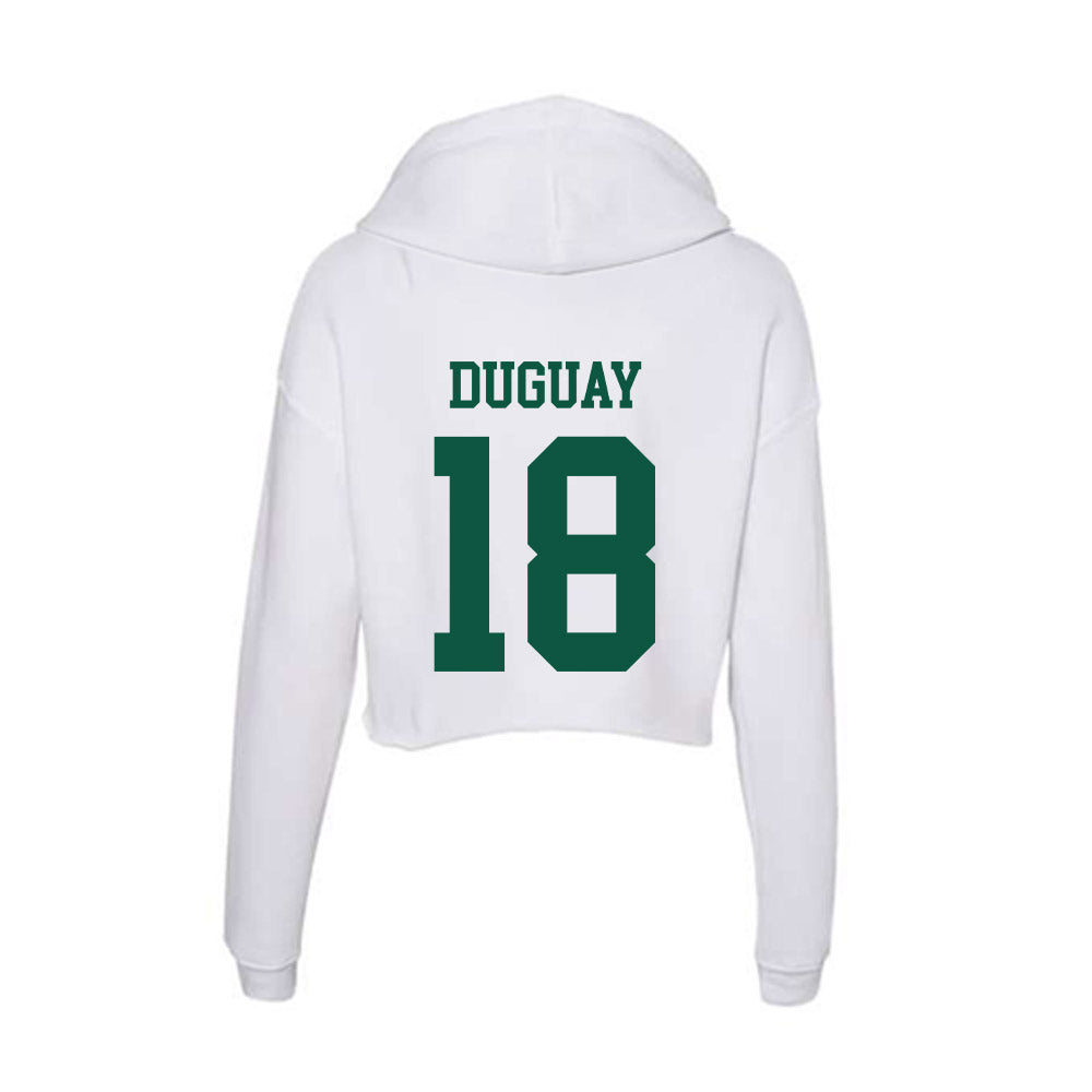 Northern Michigan - NCAA Men's Ice Hockey : Ryan Duguay - Women's Crop Fleece Hoodie-1