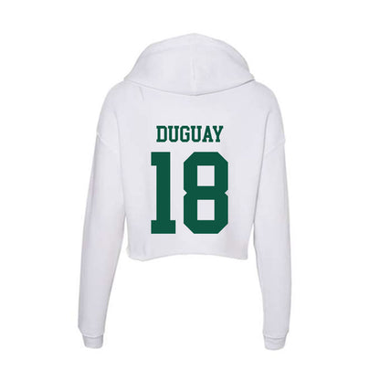 Northern Michigan - NCAA Men's Ice Hockey : Ryan Duguay - Women's Crop Fleece Hoodie-1