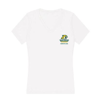 Northern Michigan - NCAA Wrestling : Mickaela Keane - Women's V-Neck T-Shirt-0