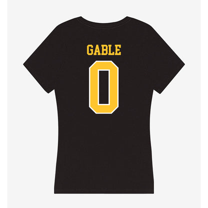 PLU - NCAA Football : Zachary Gable - Women's V-Neck T-Shirt-1