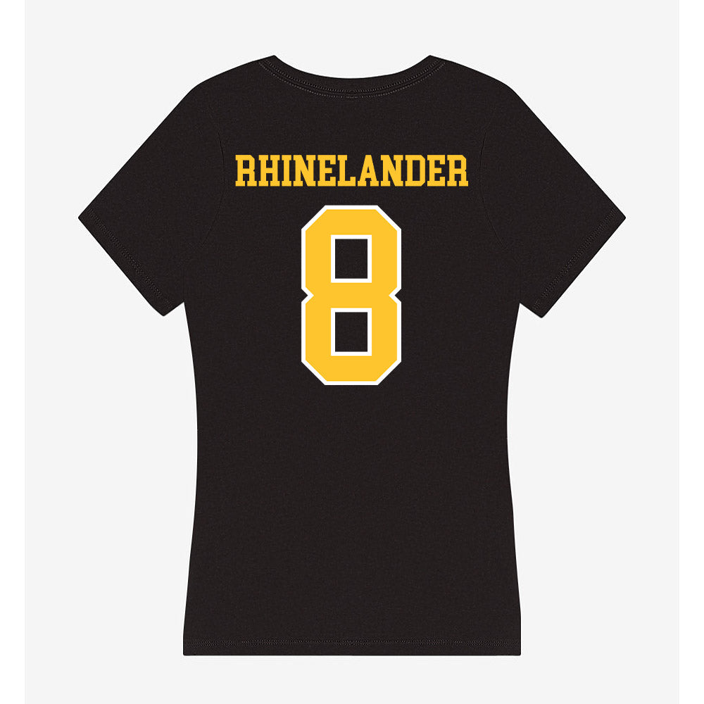 PLU - NCAA Football : Colby Rhinelander - Women's V-Neck T-Shirt-1