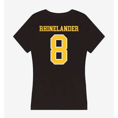 PLU - NCAA Football : Colby Rhinelander - Women's V-Neck T-Shirt-1