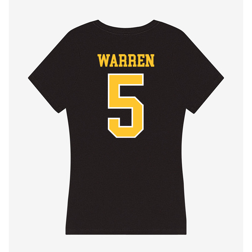 PLU - NCAA Women's Golf : Ariana Warren - Women's V-Neck T-Shirt-1