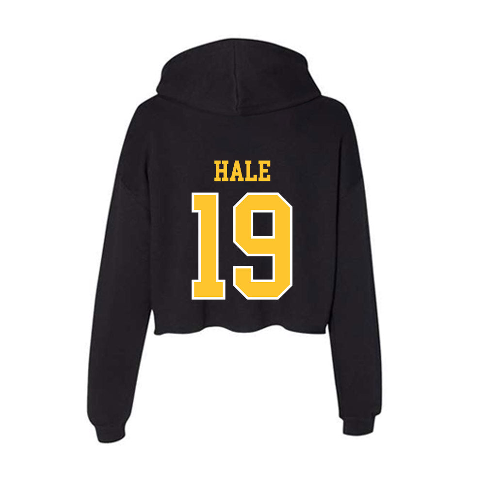 PLU - NCAA Football : Jackson Hale - Women's Crop Fleece Hoodie-1