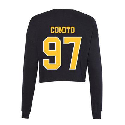PLU - NCAA Football : Andrew Comito - Women's Cropped Crew Fleece-1