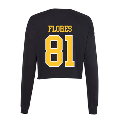 PLU - NCAA Football : Landon Jeremiah Flores - Women's Cropped Crew Fleece-1