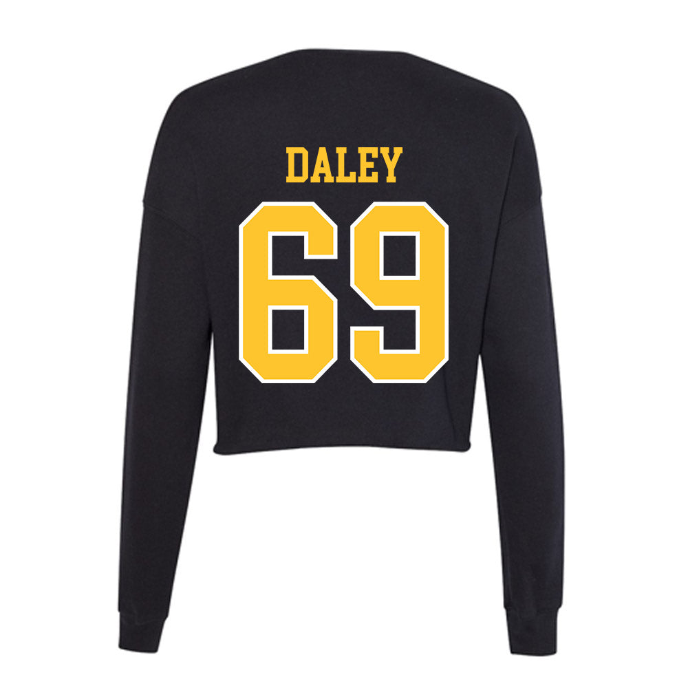 PLU - NCAA Football : Aron Daley - Women's Cropped Crew Fleece-1