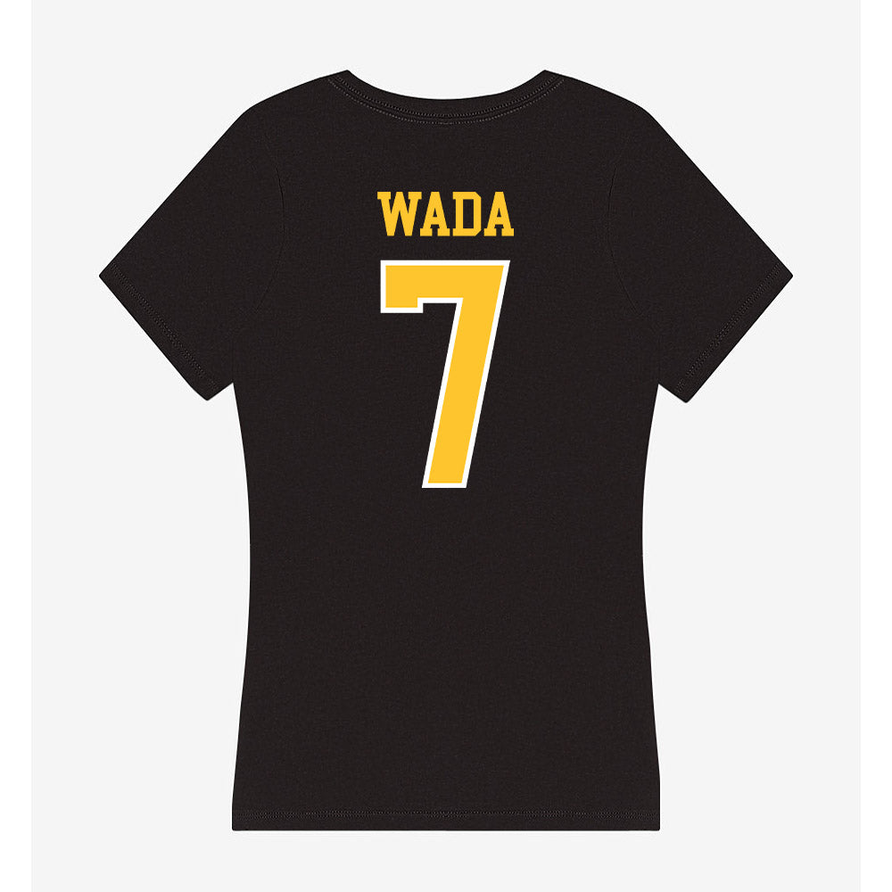 PLU - NCAA Softball : Rylie Wada - Women's V-Neck T-Shirt-1