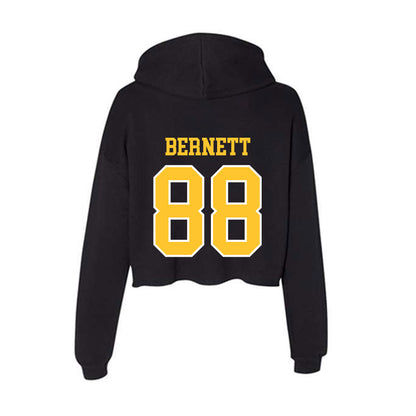 PLU - NCAA Football : Keon Bernett - Women's Crop Fleece Hoodie-1