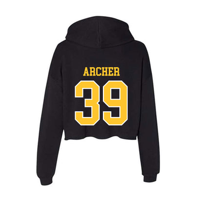 PLU - NCAA Women's Soccer : Kyleigh Archer - Women's Crop Fleece Hoodie-1