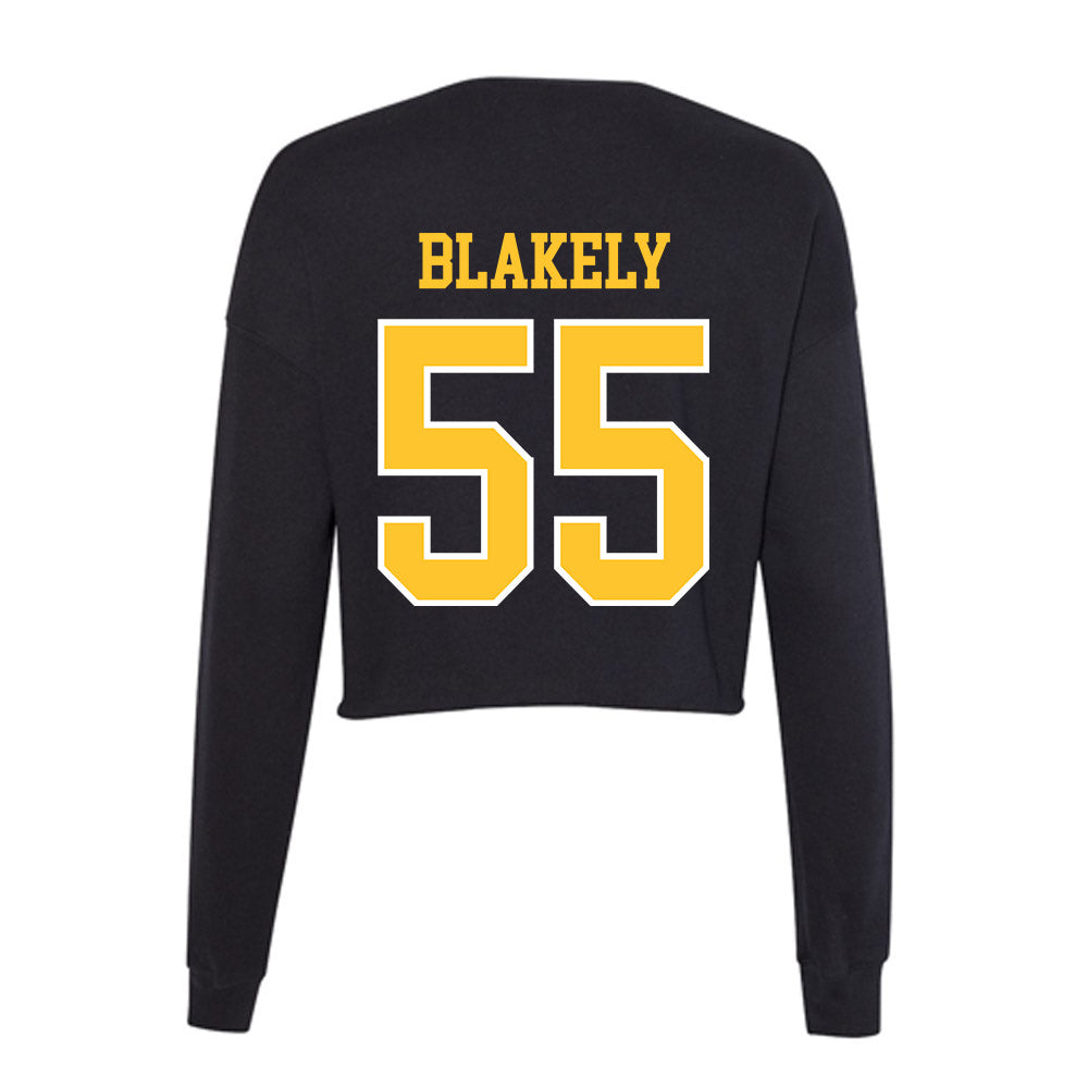 PLU - NCAA Softball : Kimara Blakely - Women's Cropped Crew Fleece-1