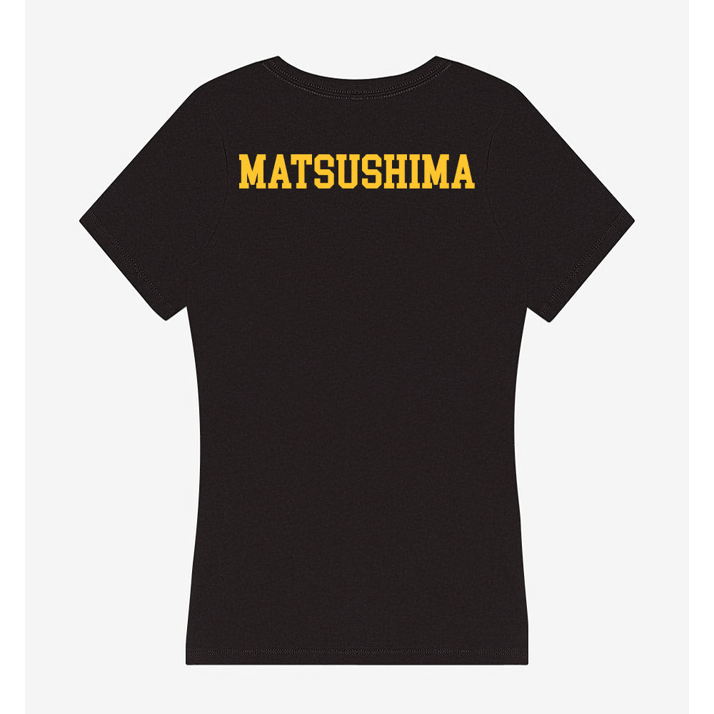 PLU - NCAA Women's Volleyball : Macy Matsushima - Women's V-Neck T-Shirt-1