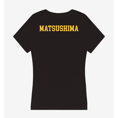 PLU - NCAA Women's Volleyball : Macy Matsushima - Women's V-Neck T-Shirt-1