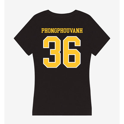PLU - NCAA Football : Nathan Phongphouvanh - Women's V-Neck T-Shirt-1