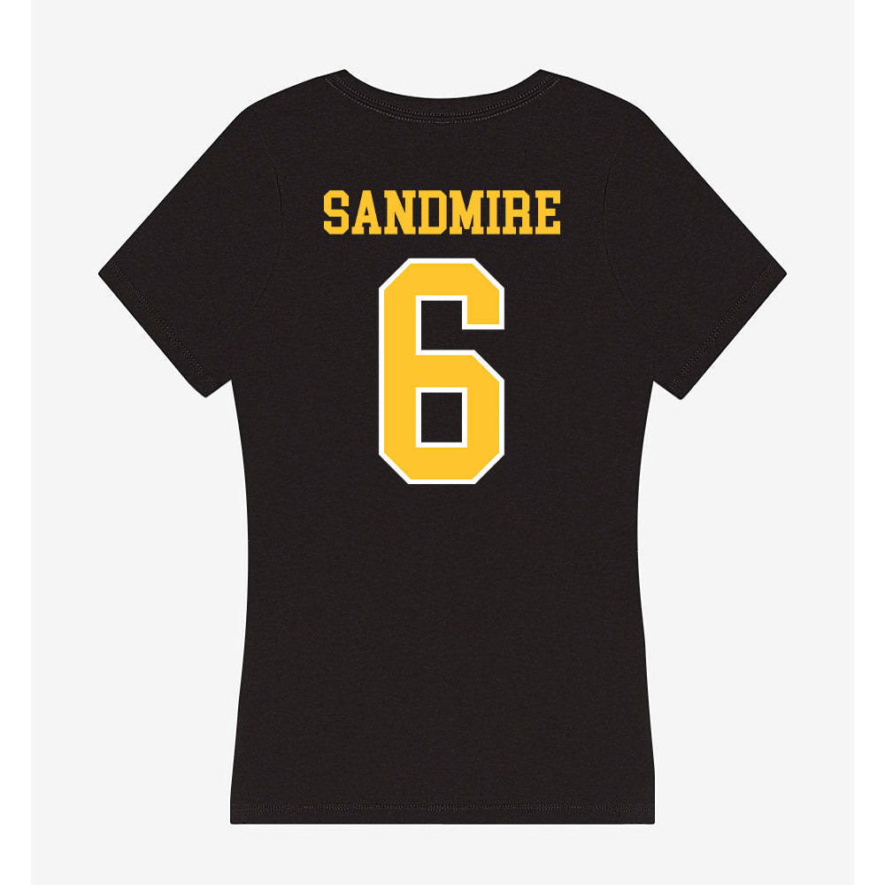 PLU - NCAA Women's Soccer : Morgan Sandmire - Women's V-Neck T-Shirt-1