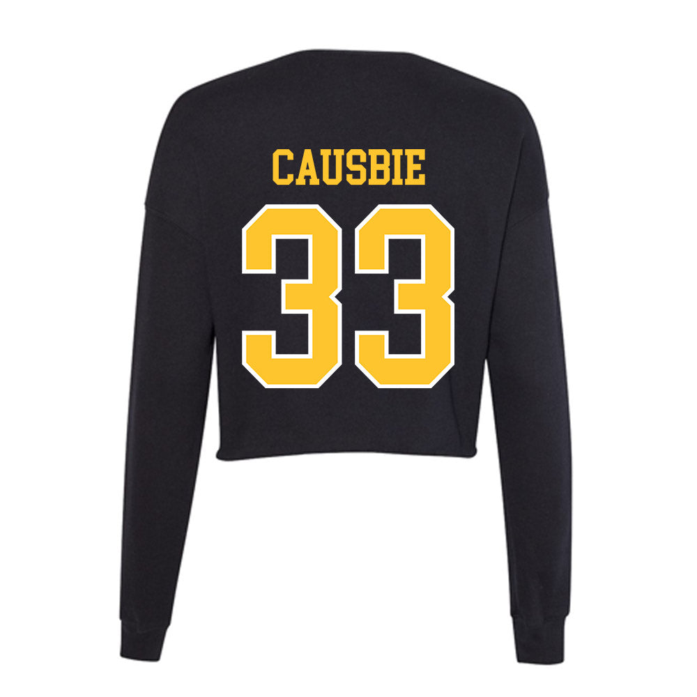PLU - NCAA Women's Soccer : Julia Causbie - Women's Cropped Crew Fleece-1