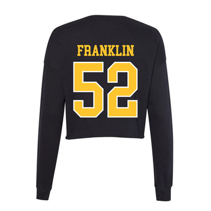 PLU - NCAA Football : Drew Franklin - Women's Cropped Crew Fleece-1
