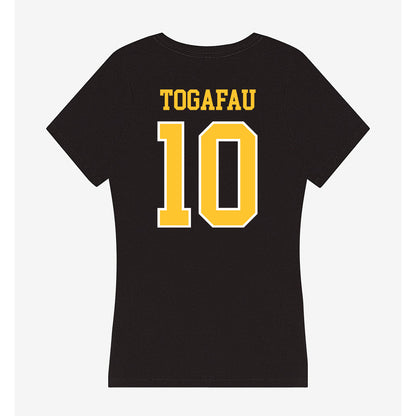 PLU - NCAA Football : Braeden Togafau - Women's V-Neck T-Shirt-1