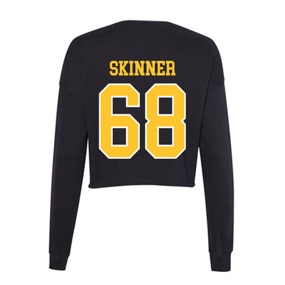 PLU - NCAA Football : Nico Skinner - Women's Cropped Crew Fleece-1