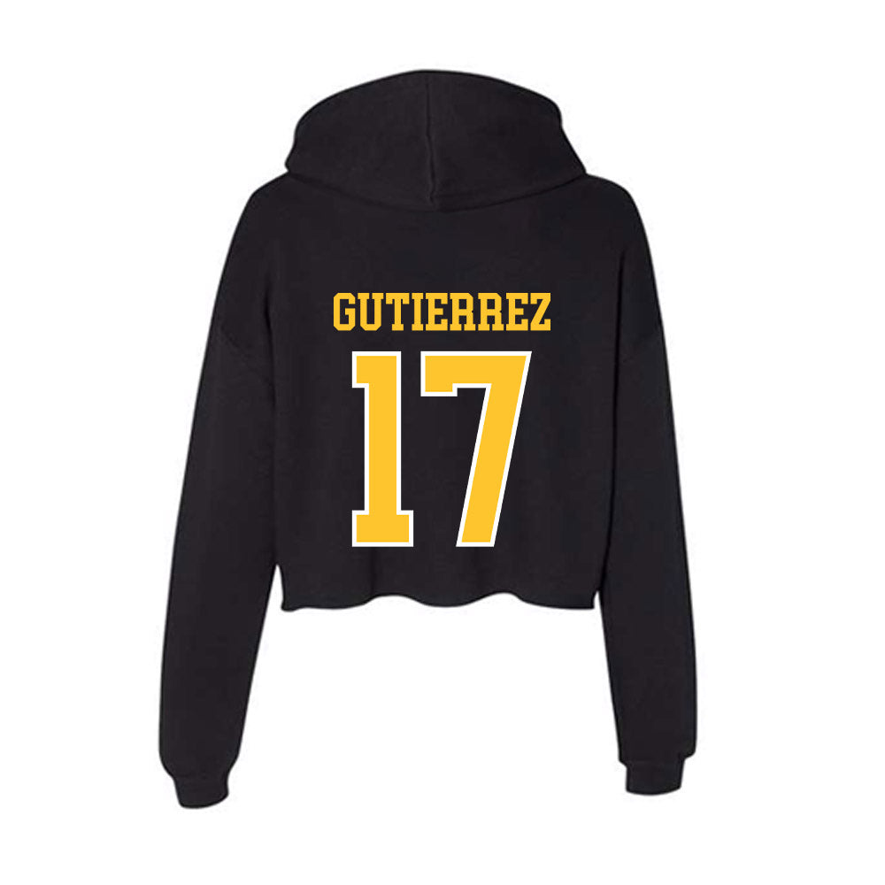 PLU - NCAA Women's Soccer : Kiana Gutierrez - Women's Crop Fleece Hoodie-1