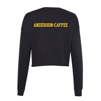 PLU - NCAA Women's Track & Field : Anneliese Anderson-Caffee - Women's Cropped Crew Fleece-1