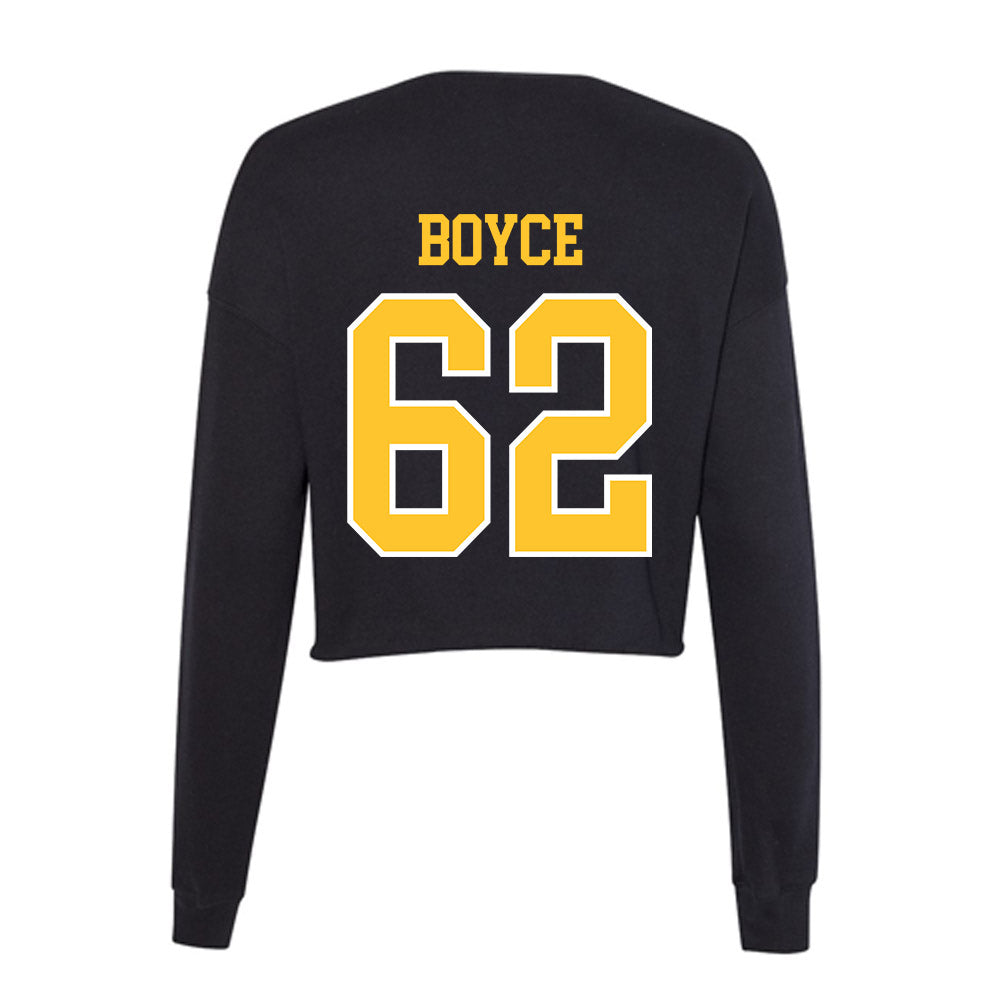 PLU - NCAA Football : Nathan Boyce - Women's Cropped Crew Fleece-1