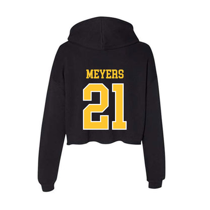 PLU - NCAA Football : Kekoa Meyers - Women's Crop Fleece Hoodie-1