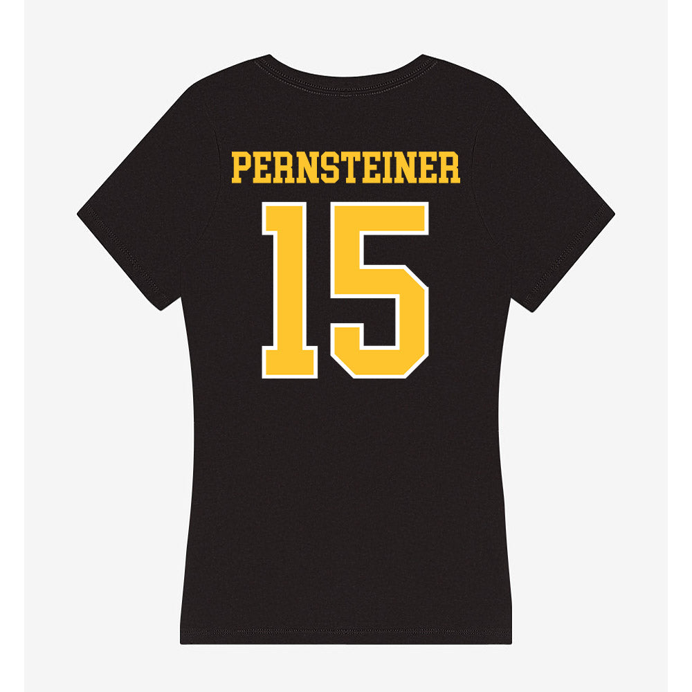 PLU - NCAA Women's Volleyball : Julissa Pernsteiner - Women's V-Neck T-Shirt-1
