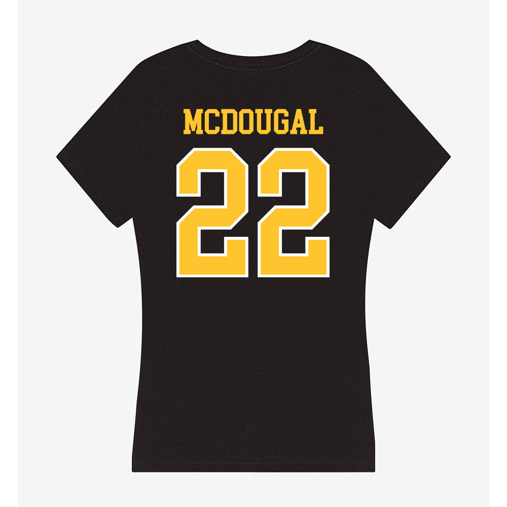 PLU - NCAA Women's Soccer : Katelyn McDougal - Women's V-Neck T-Shirt-1