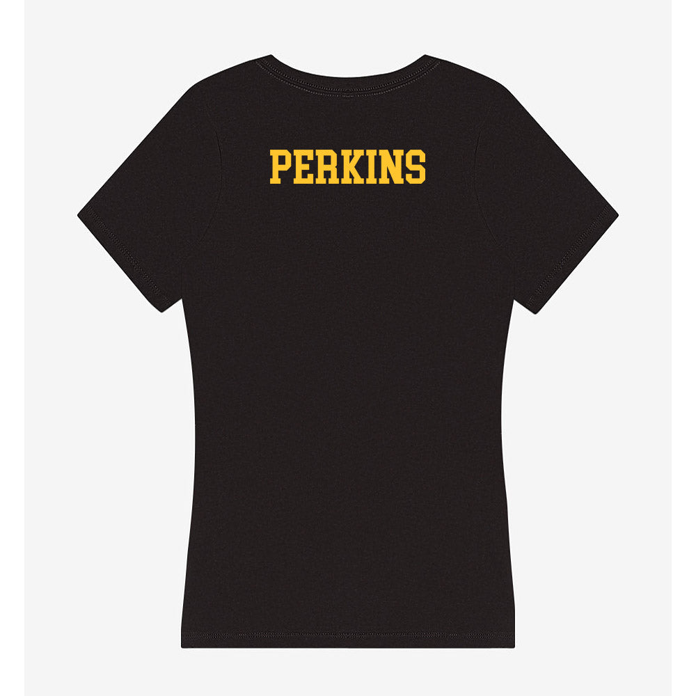 PLU - NCAA Women's Swimming & Diving : Hannah Perkins - Women's V-Neck T-Shirt-1