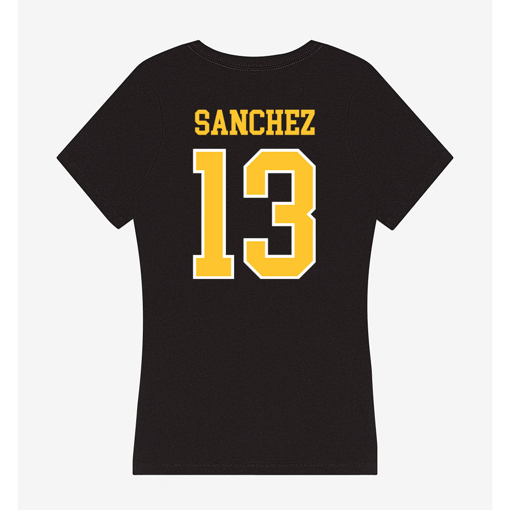 PLU - NCAA Football : Eddie Sanchez - Women's V-Neck T-Shirt-1