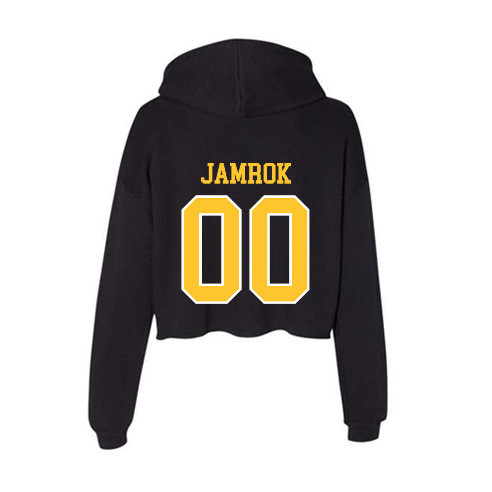 PLU - NCAA Men's Soccer : Chris Jamrok - Women's Crop Fleece Hoodie-1