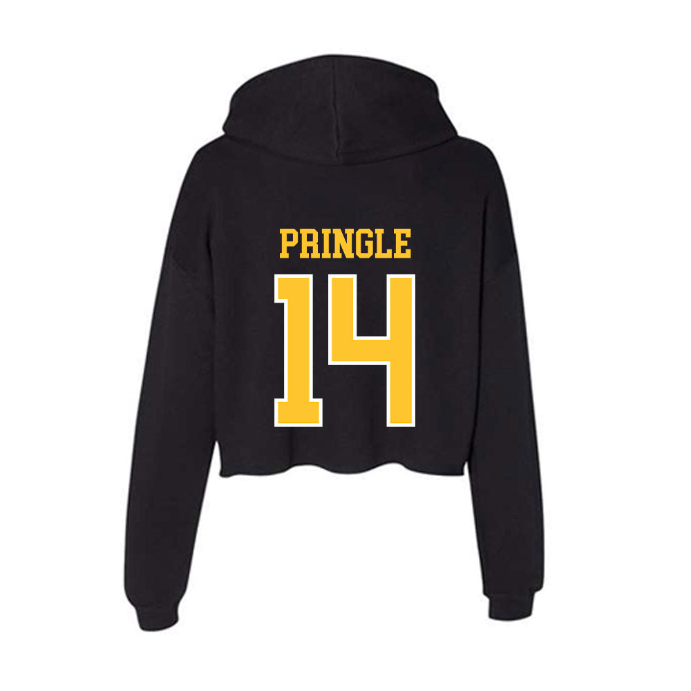 PLU - NCAA Baseball : Chase Pringle - Women's Crop Fleece Hoodie-1