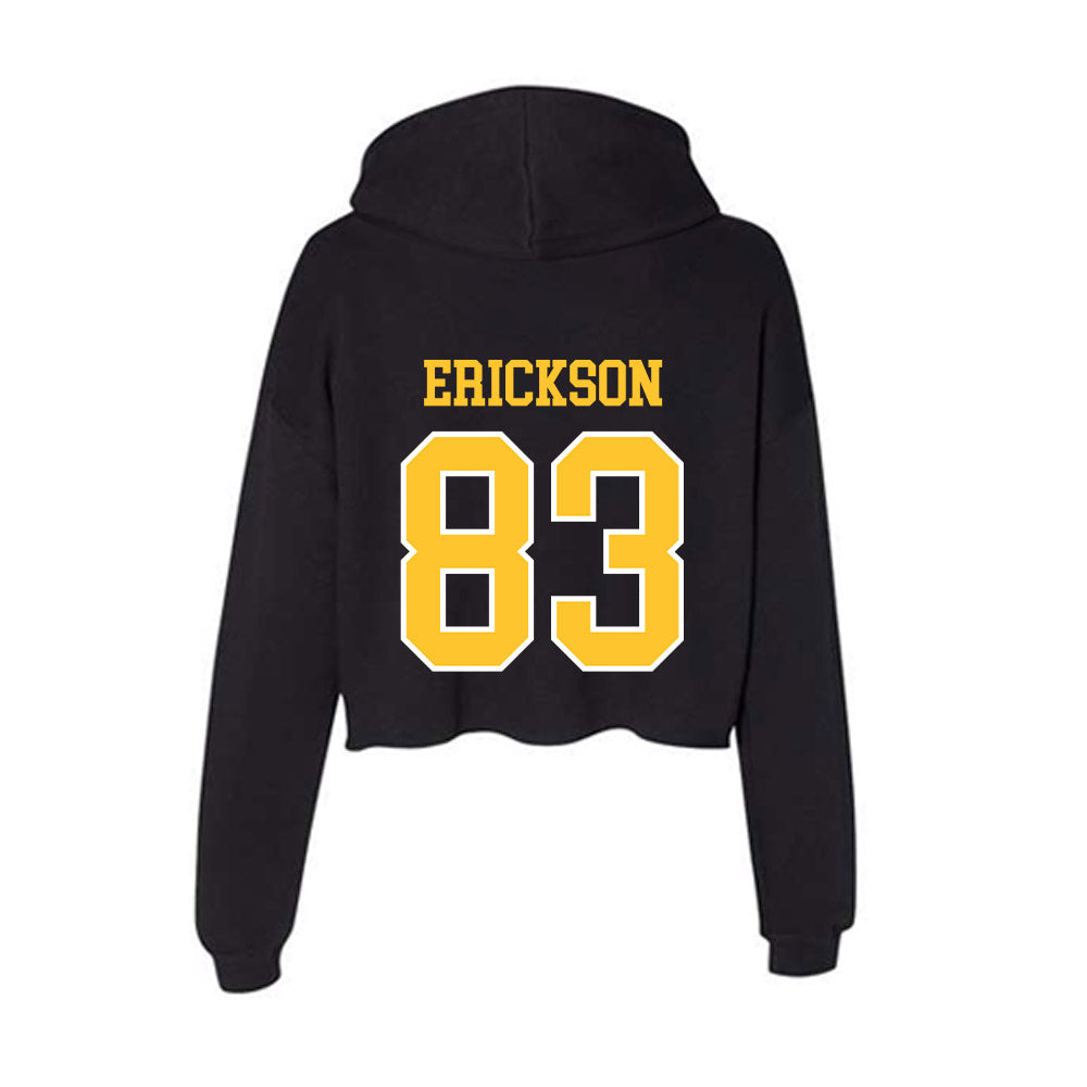 PLU - NCAA Football : Jack Erickson - Women's Crop Fleece Hoodie-1