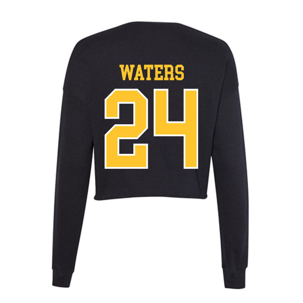 PLU - NCAA Football : Davyn Waters - Women's Cropped Crew Fleece-1