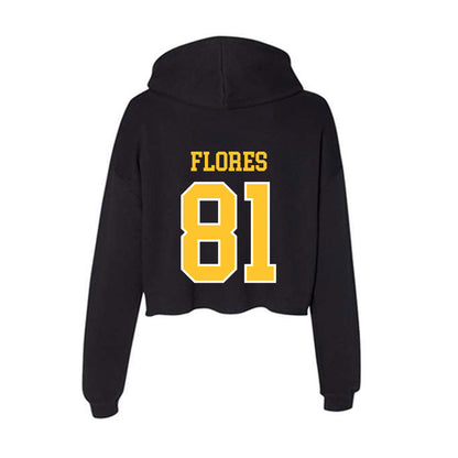 PLU - NCAA Football : Landon Jeremiah Flores - Women's Crop Fleece Hoodie-1