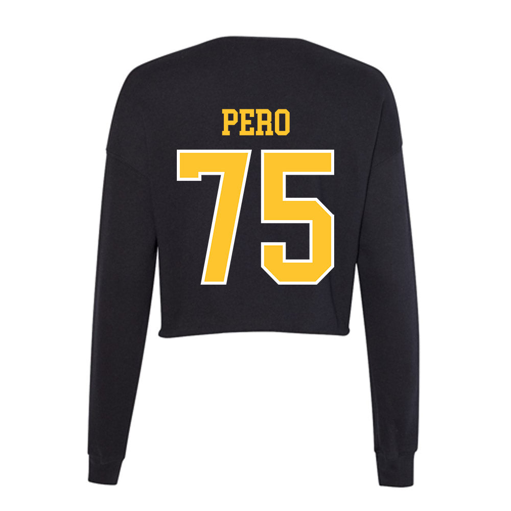 PLU - NCAA Football : Carsen Pero - Women's Cropped Crew Fleece-1